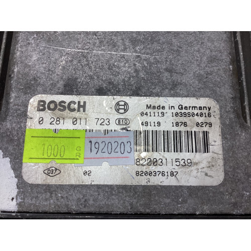 Renault Laguna 1.9 DCI Motor Beyni 0281011723 8200311539 8200376187