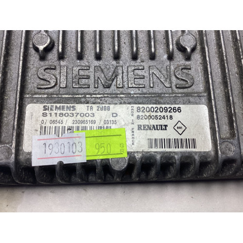 Renault Clio 2 Şanzıman Beyni S118037003D 8200209266 8200052418 TA2000