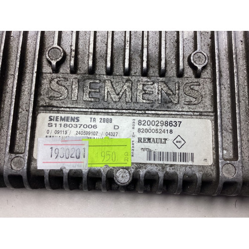 Renault Kangoo Şanzıman Beyni S118037006D 8200298637 8200052418 TA2000