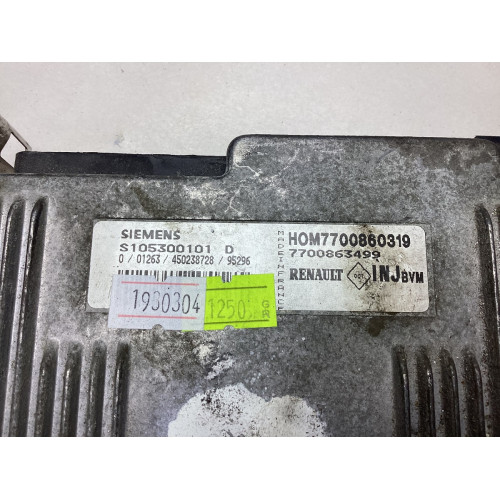 Renault Megane 1.6 Motor Beyni S105300101D HOM7700860319 7700863499