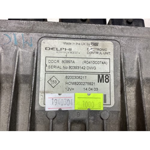 Nissan Micra 1.5 DCİ Motor Beyni 8200308217 HOM8200275921 R0410C074A DDCR
