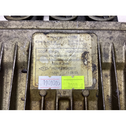 Renault Clio 1.5 DCİ Motor Beyni R0410C039A 8200212348 HOM8200222917 DDCR
