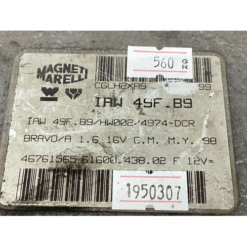 Fiat Bravo Motor Beyni 46761565 IAW49F.B9 HW002