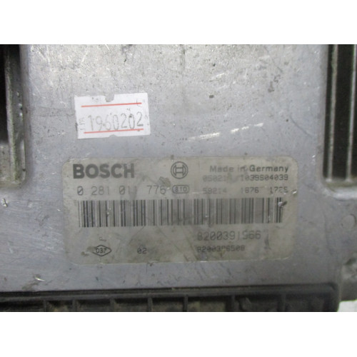 Renault Kango Scenic 1.9 DCI Motor Beyni 0281011776 8200391966 8200386508 