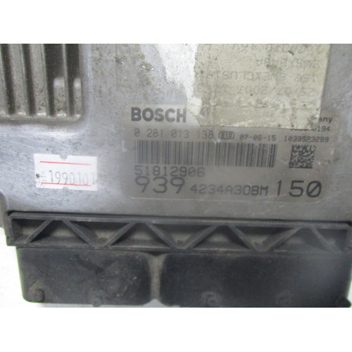 Alfa Romeo 1.9 Motor Beyni 0281013138 51812906