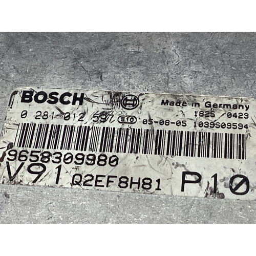 Fiat Ducato Peugeot Boxer 2.0 Motor Beyni 0281012597 9658309980