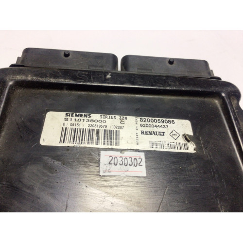Renault Clio 1.6 Motor Beyni S110138000C 8200059086 SIRIUS32N 8200044437