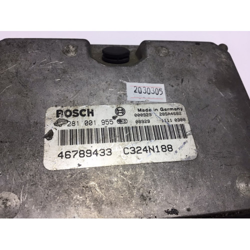 Fiat Punto 1.9 Motor Beyni 0281001955 46789433 C324N188