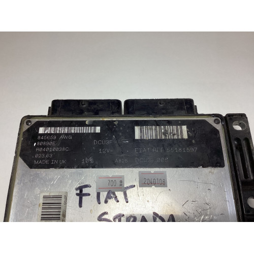 Fiat Panda Strada 1.9 JTD Motor Beyni 55181597 DCU3F R04010038C