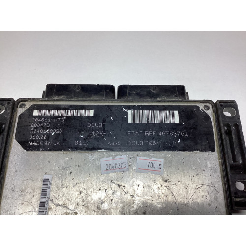 Fiat Doblo 1.9 JTD Motor Beyni R04010032D DCU3F 46763751