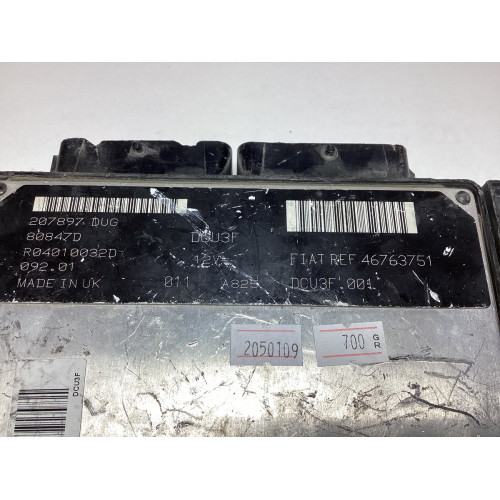 Fiat Doblo 1.9 JTD Motor Beyni R04010032D DCU3F 46763751