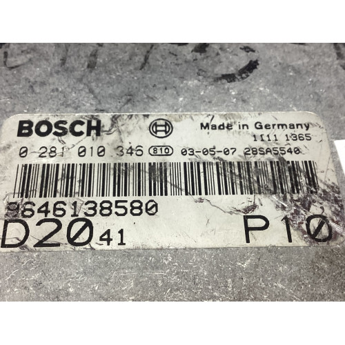 Fiat Ducato Motor Beyni 0281010346 1327357080
