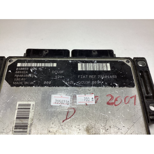 Fiat Doblo 1.9 Motor Beyni R04010042A DCU3F 73501453