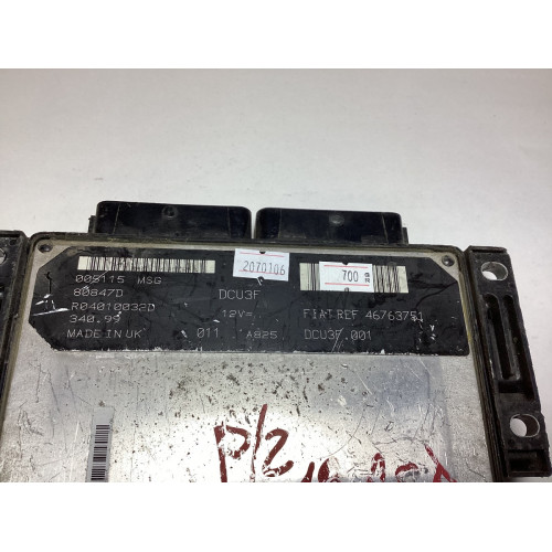 Fiat Doblo 1.9 JTD Motor Beyni R04010032D DCU3F 46763751