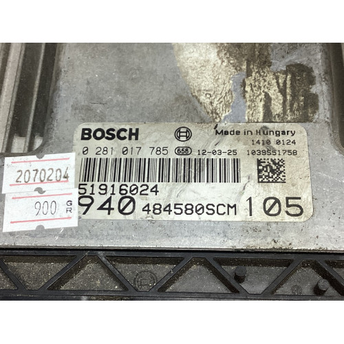 Alfa Romeo Giulietta 1.6 JTDM Motor Beyni 0281017785 51916024