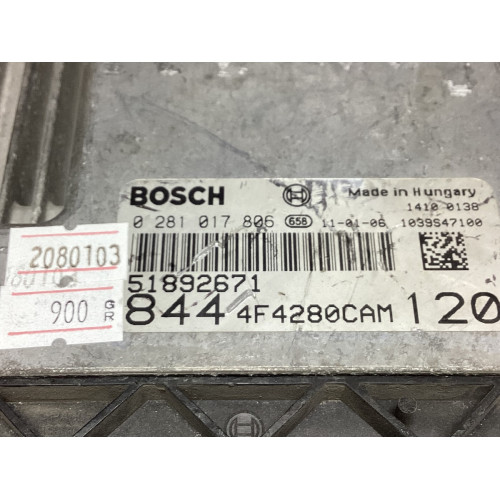 Alfa Romeo Giulietta 2.0 JTD Motor Beyni 0281017806 51892671