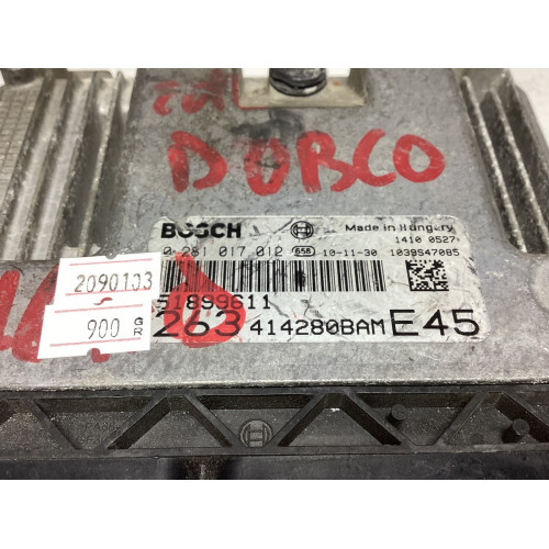 Fiat Doblo 1.6 Motor Beyni 51899611 0281017012
