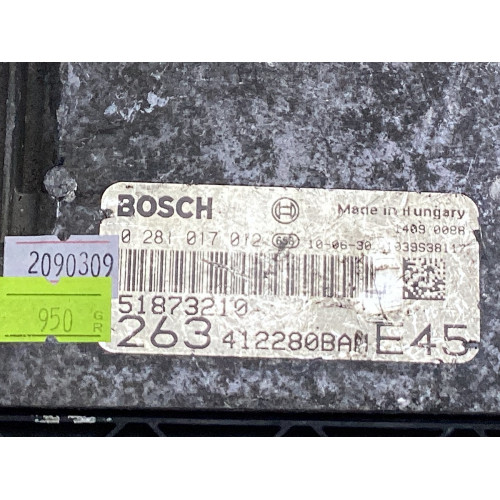 Fiat Doblo 1.6 Motor Beyni 51899611 0281017012