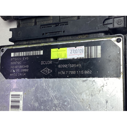 Renault Kangoo 1.9 Motor Beyni 8200150549 R04010034B DCU3R