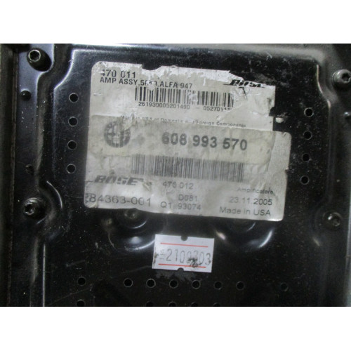 Alfa Romeo 947 GT ses Amplifikatörü  606993570 