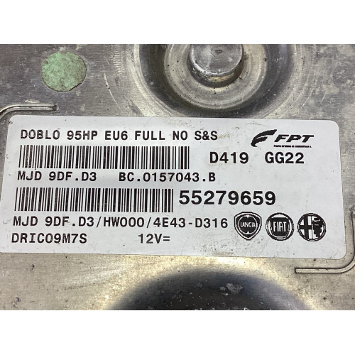 Fiat Doblo Motor Beyni MJD 9DF.D3 HW000 55279659