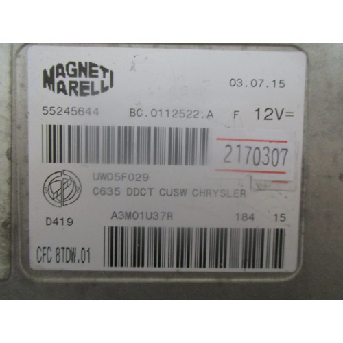 Fiat Şanzıman Beyni CFC8TDW.01 55245644 UWO5F029 A3M01U37R