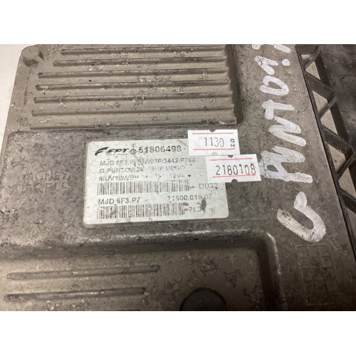 Fiat Grande Punto Motor Beyni MJD 6F3.P7 HW03P 51806498