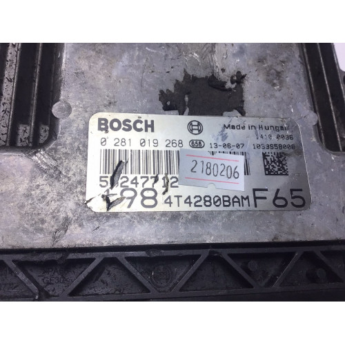 Fiat Bravo 2.0 Motor Beyni 0281019268 55247712
