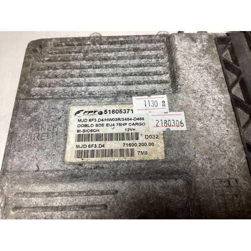 Fiat Doblo 1.3 JTD Motor Beyni MJD 6F3.D4 HW03R 51805371