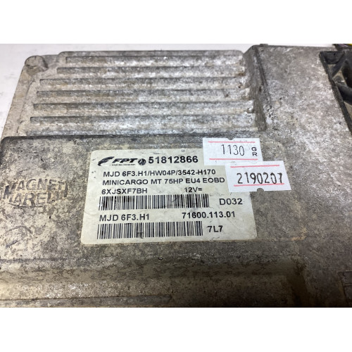 Fiat Fiorino 1.3 Motor Beyni MJD 6F3.H1 HW04P 51812866