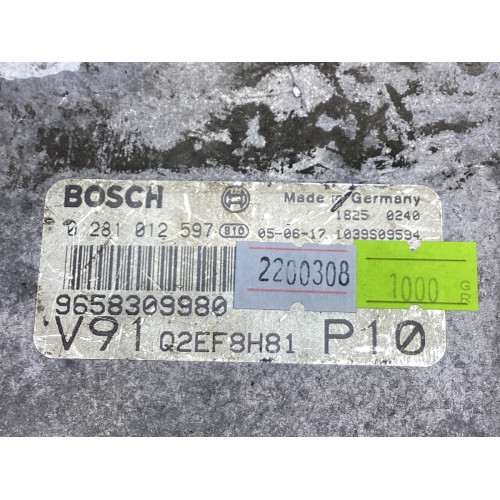 Fiat Ducato Peugeot Boxer 2.0 Motor Beyni 0281012597 9658309980