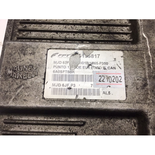 Fiat Punto 1.3 Motor Beyni MJD6JF.P3 55195817 HW01B