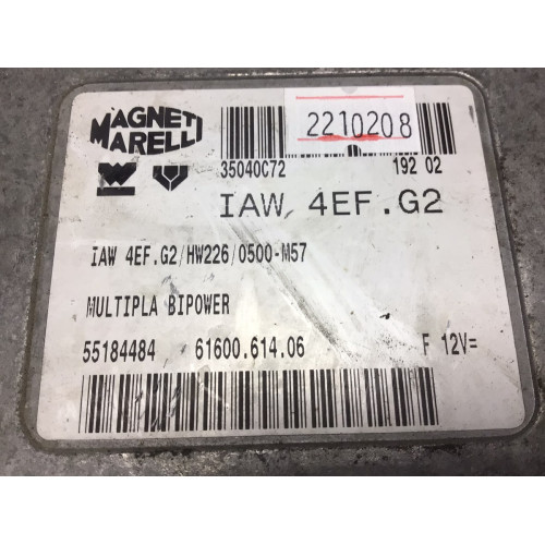 Fiat Multipla 1.6 Motor Beyni 55184484 IAW4EF.G2 HW226