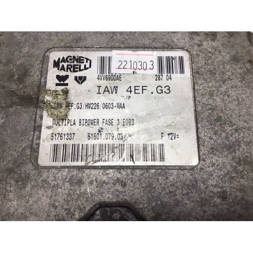 Fiat Multipla 1.6 Motor Beyni IAW4EF.G3 51761337 HW226