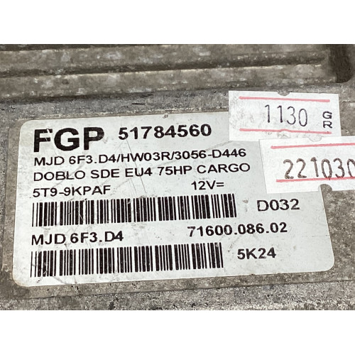 Fiat Bravo 1.6 Motor Beyni IAW49F.L2 46744736 HW004