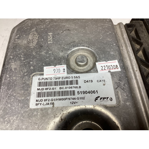 Fiat Grande Punto 1.3 Motor Beyni 51904061 MJD8F2.G1 HW00P