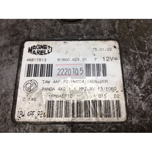 Fiat Panda 1.1 Motor Beyni IAW4AF.P2 HW204 46817813