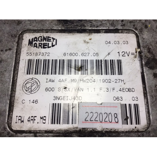 Fiat 600 Motor Beyni IAW4AF.M9 HW204 55187372
