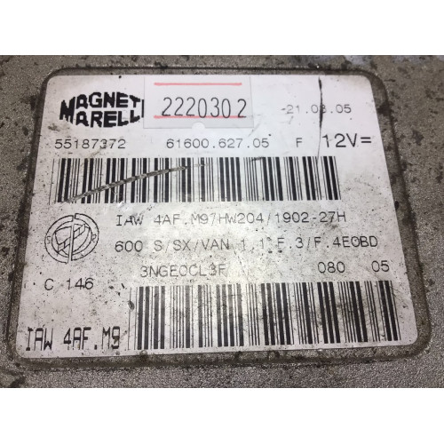 Fiat 600 Motor Beyni IAW4AF.M9 HW204 55187372