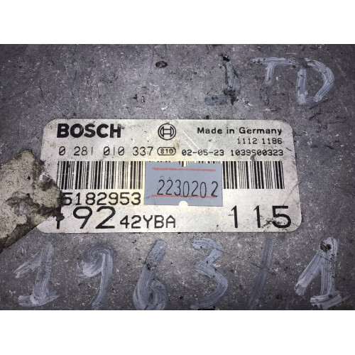 Fiat Stilo 1.9 Motor Beyni 0281010337 55182953