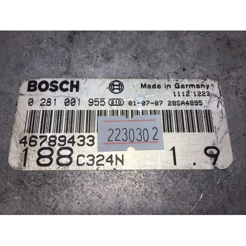 Fiat Punto 1.9 Motor Beyni 0281001955 46789433