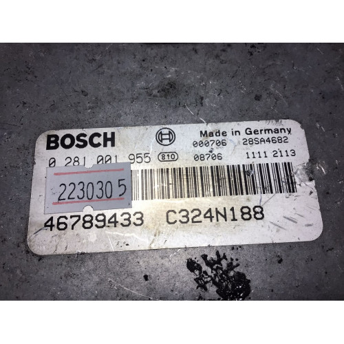 Fiat Punto 1.9 Motor Beyni 0281001955 46789433
