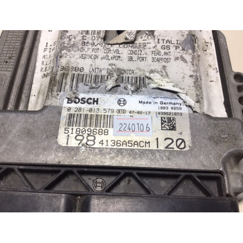 Fiat Bravo 1.9 JTD Motor Beyni 0281013579 51809688