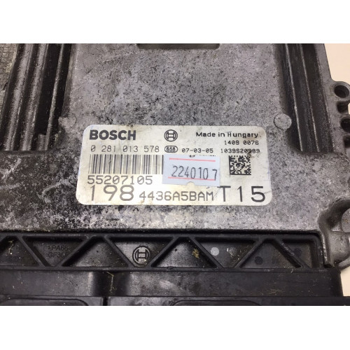 Fiat Bravo 1.9 Motor Beyni 0281013578 55207105