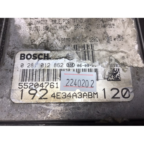 Fiat Stilo 1.9 Motor Beyni 0281012862 55204761