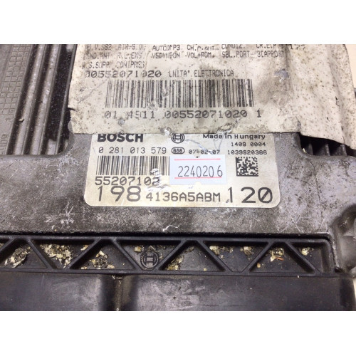 Fiat Bravo 1.9 Motor Beyni 0281013579 55207102