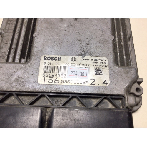 Alfa Romeo 156 2.4 Motor Beyni 0281010988 55194380