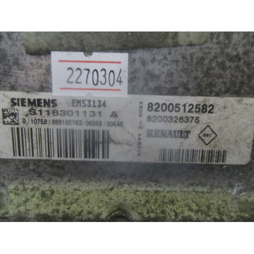 Renault Kangoo Motor Beyni EMS3134 S118301131A 8200512582 