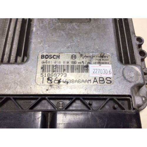 Fiat 1.9 Motor Beyni 0281016815 51869773