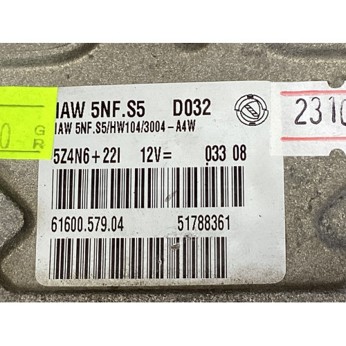 Fiat Panda 1.2 Motor Beyni IAW5NF.S5 51788361 HW104